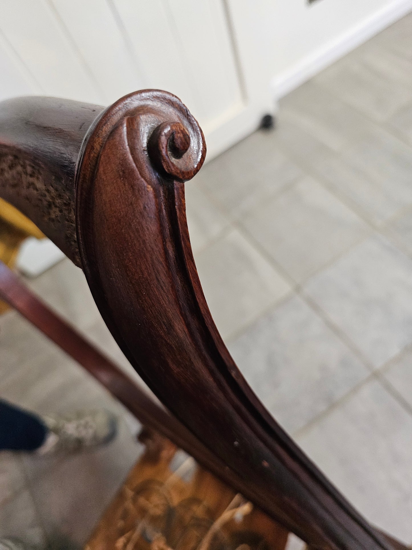 Pilot Rock Regency-Style Sheep Hide Chair