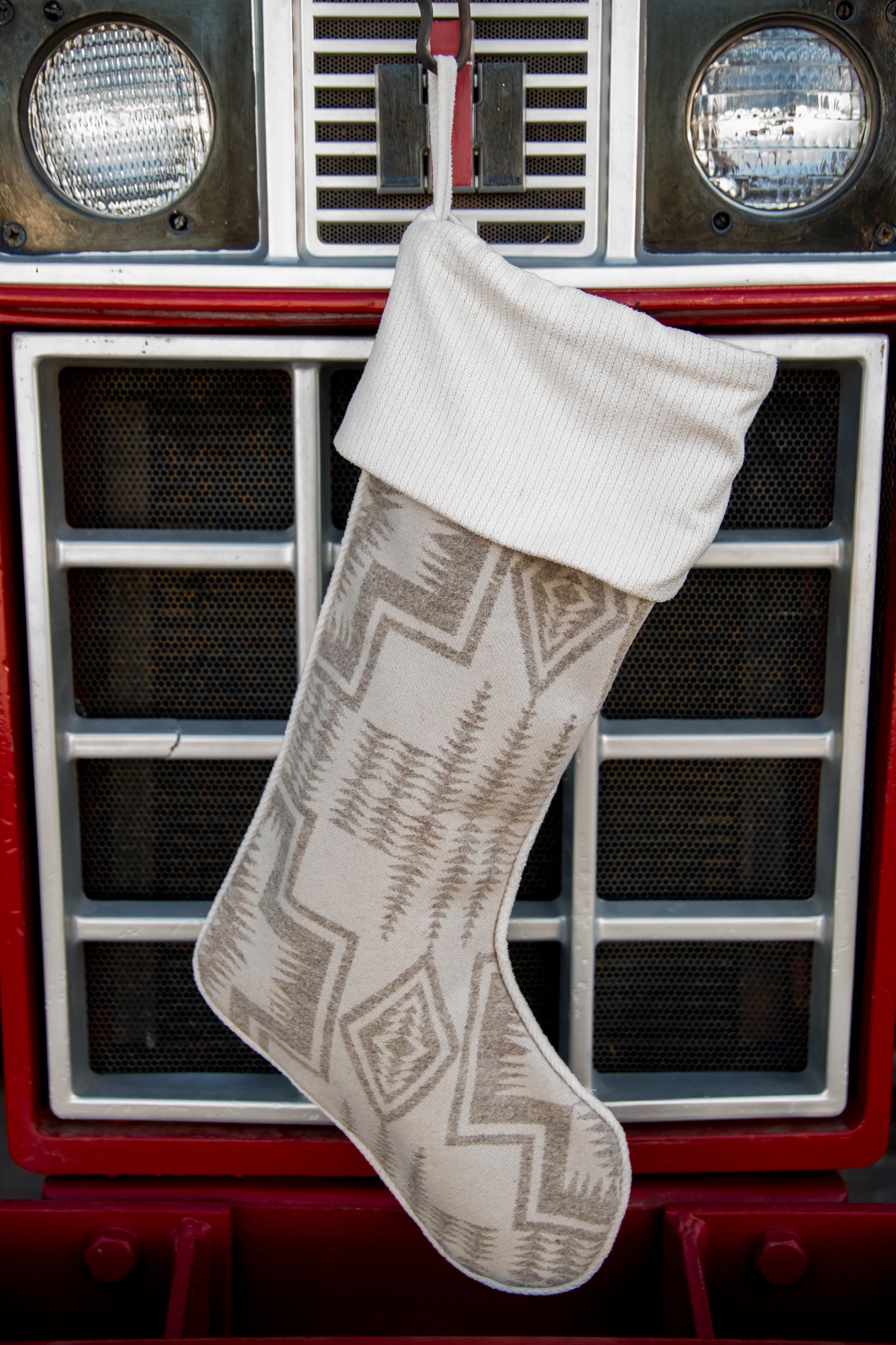 Christmas Stocking Western Stocking Wool Stocking- Harding Tonal