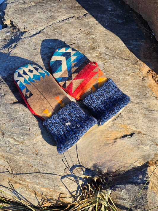 Pilot Rock Mittens Gloves Wool Mittens (small)