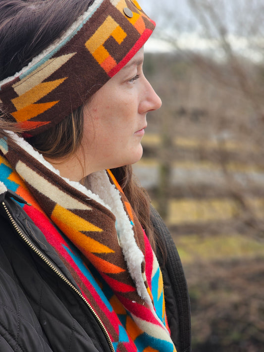 Rancho Rio Turquoise Ear warmers Headband