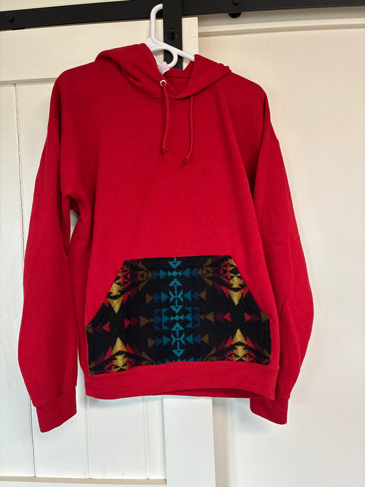 Echo Canyon Red hoodie hooded sweatshirt Size L