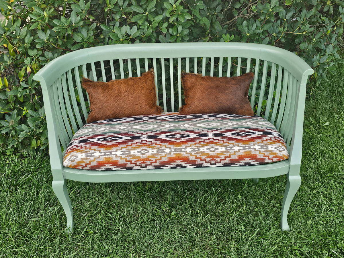 Desert Sage Green Antique bench