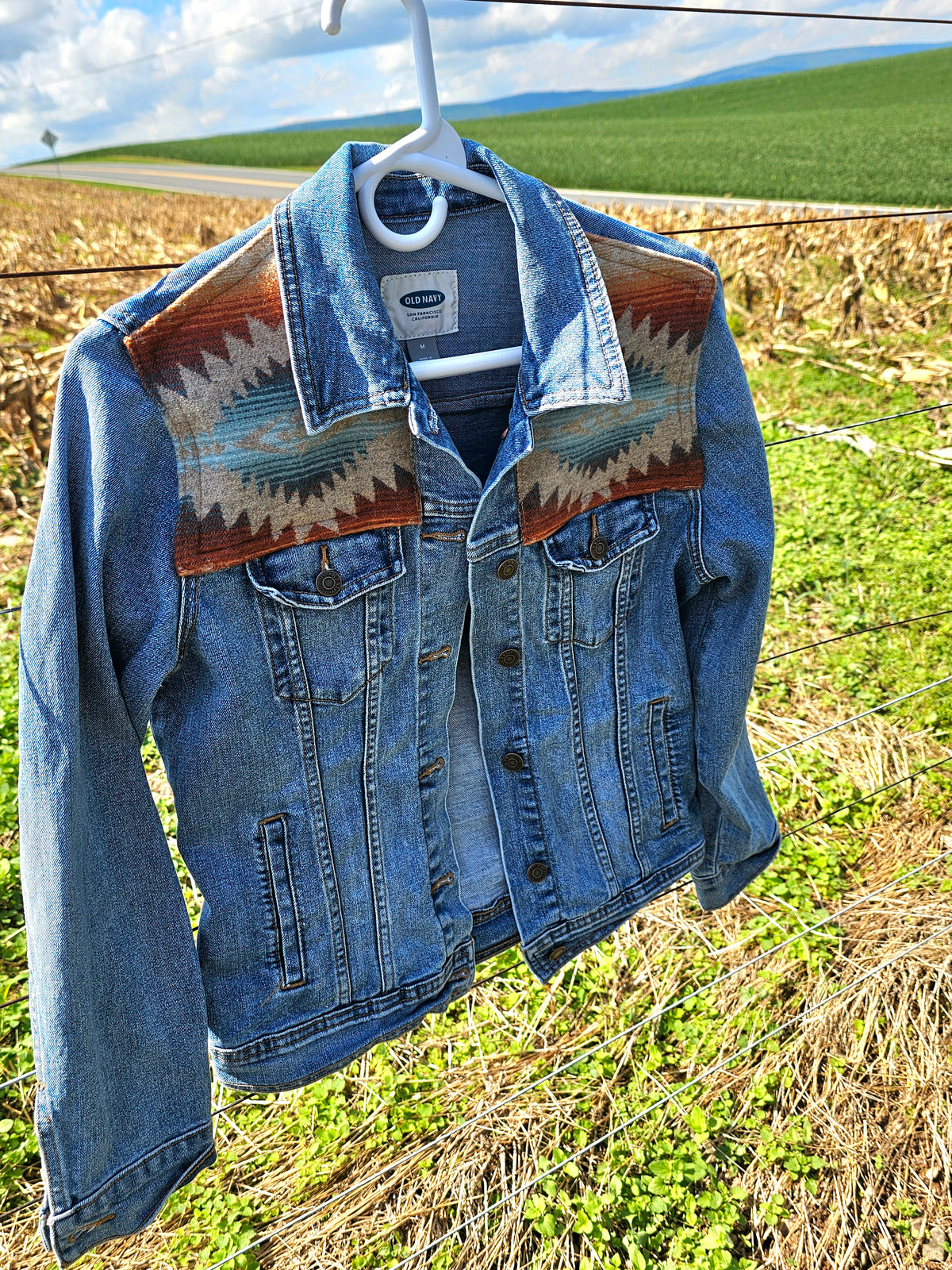 Sunset Pass Western Denim Jacket