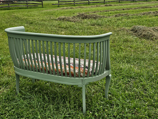 Desert Sage Green Antique bench