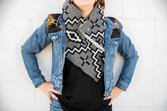 Kiva Steps Western Scarf Wrap Scarf Ski Muffler